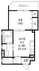 クリエオーレ清瀧の物件間取画像